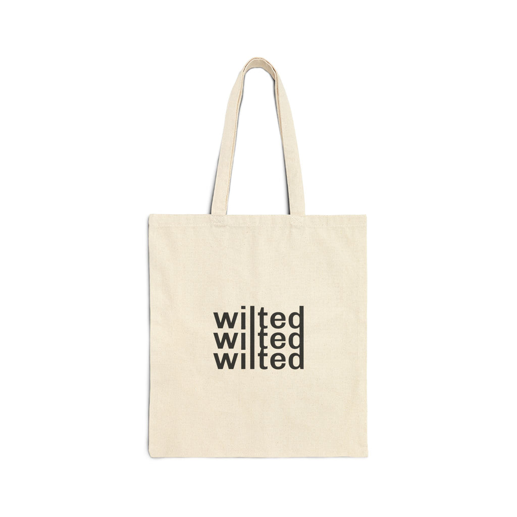 wilted cotton tote bag
