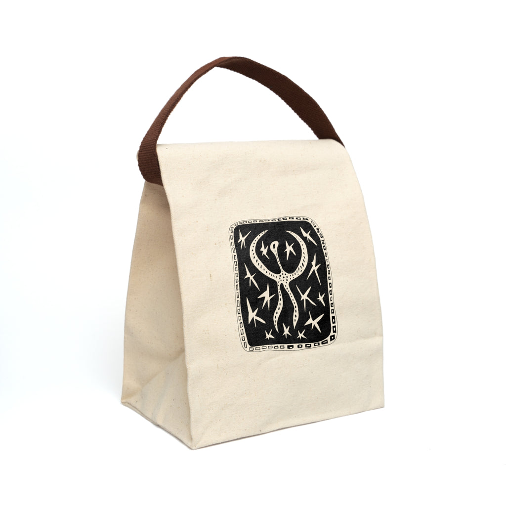 Drifty Lochness Canvas Lunch Bag with Strap