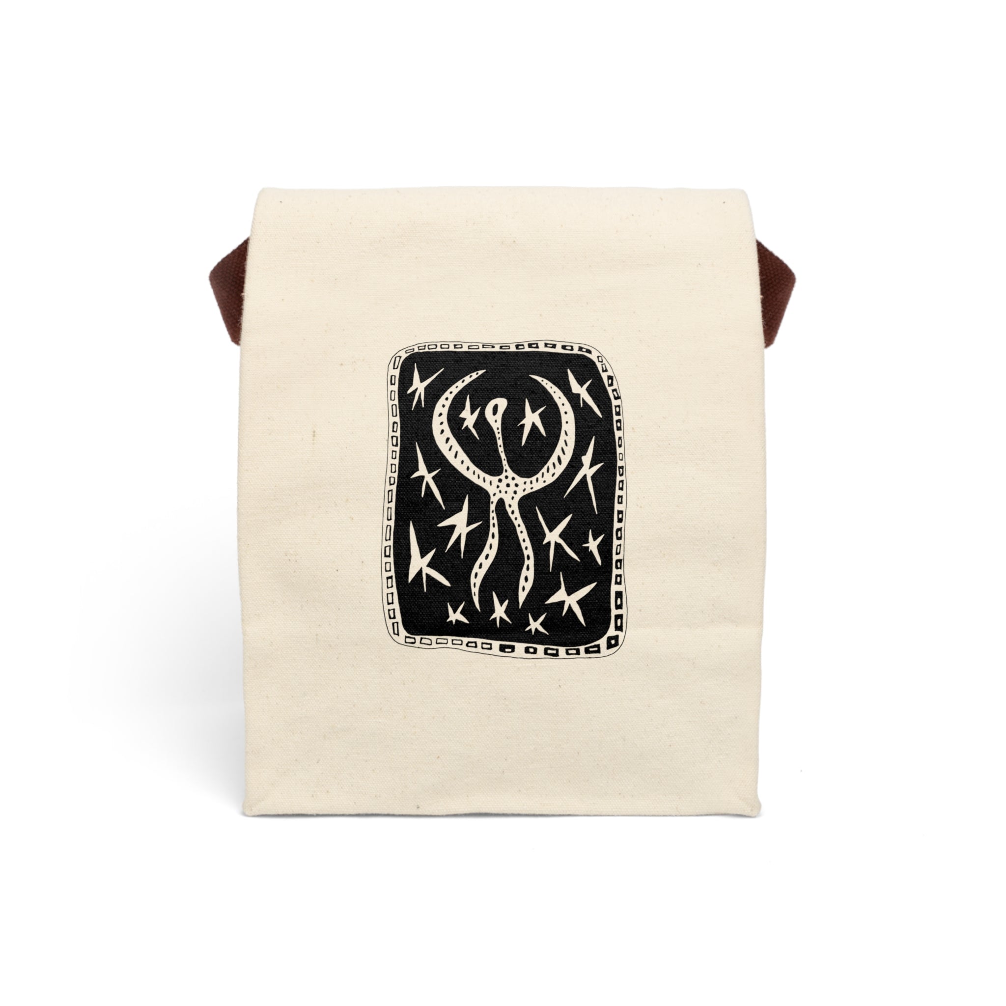 Drifty Lochness Canvas Lunch Bag with Strap